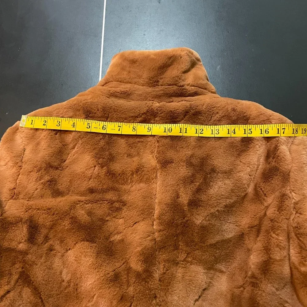 NWT Juicy Couture Sz Medium Teddy Trench Coat Brown Long Women - Picture 6 of 15